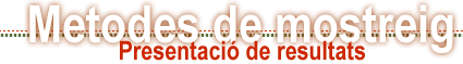 M�todes de mostreig